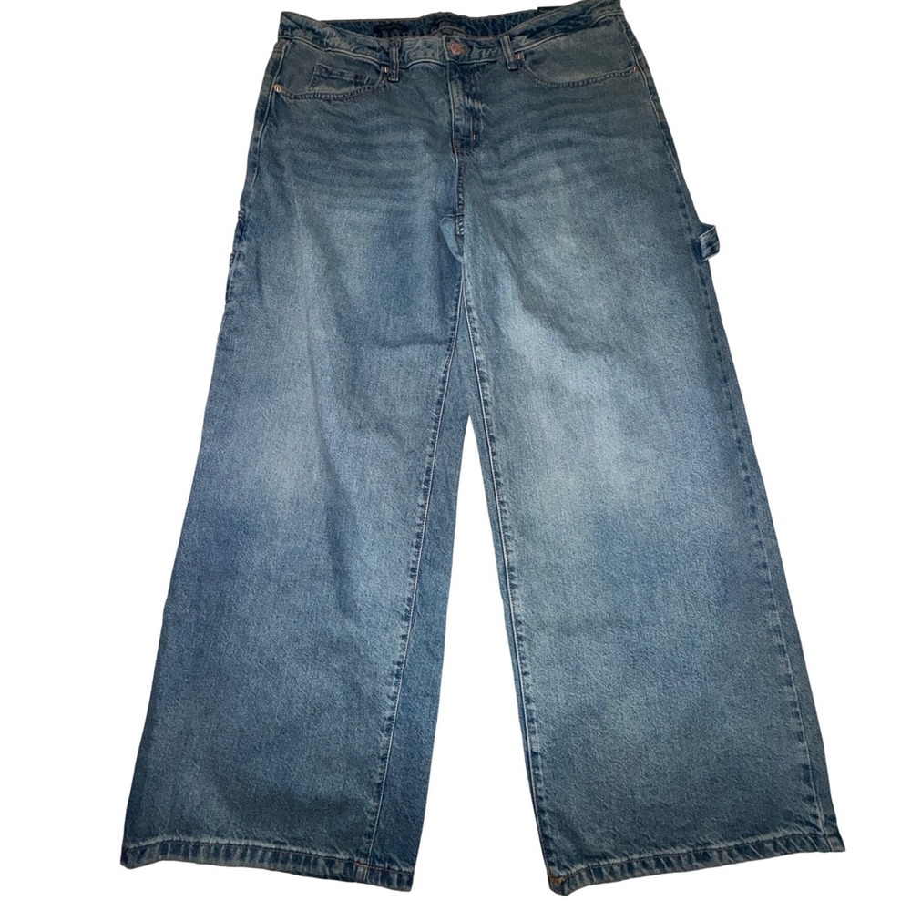 Wild Fable Low-Rise Baggy Carpenter Jeans Medium Wash Blue Size 14/31 Inseam